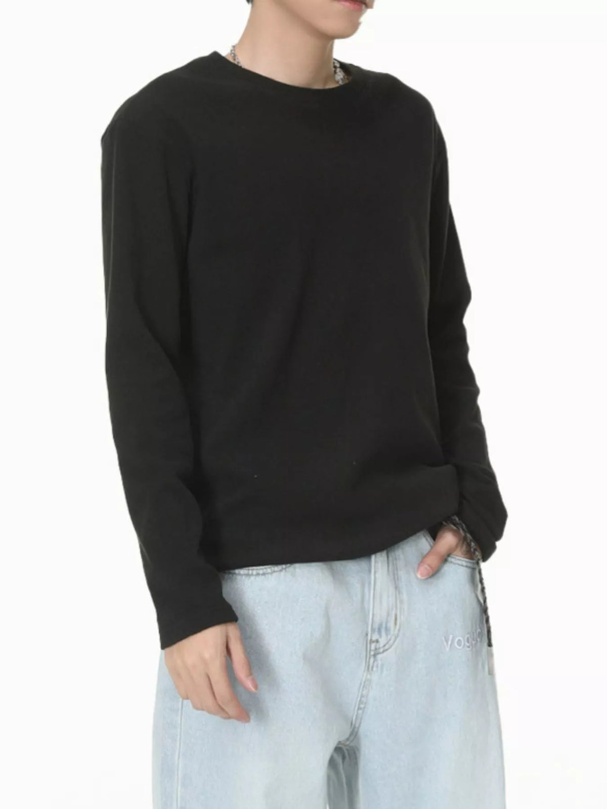 Men's Long-Sleeve Crew Neck T-Shirt - Lilixa.store