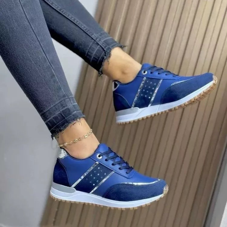 Round Toe Lace Up Athletic - Lilixa.store