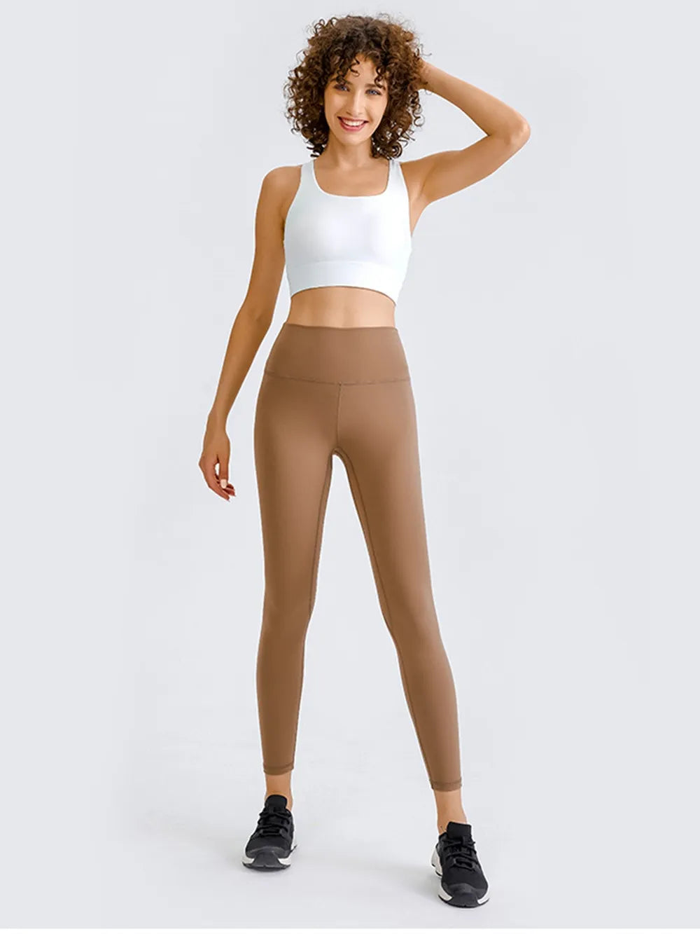 Millennia Double Take Square Neck Racerback Cropped Tank - Lilixa.store