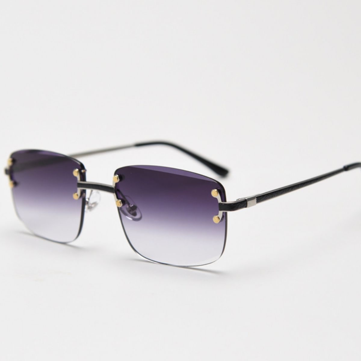 Rimless Gradient Tinted Sunglasses - Lilixa.store