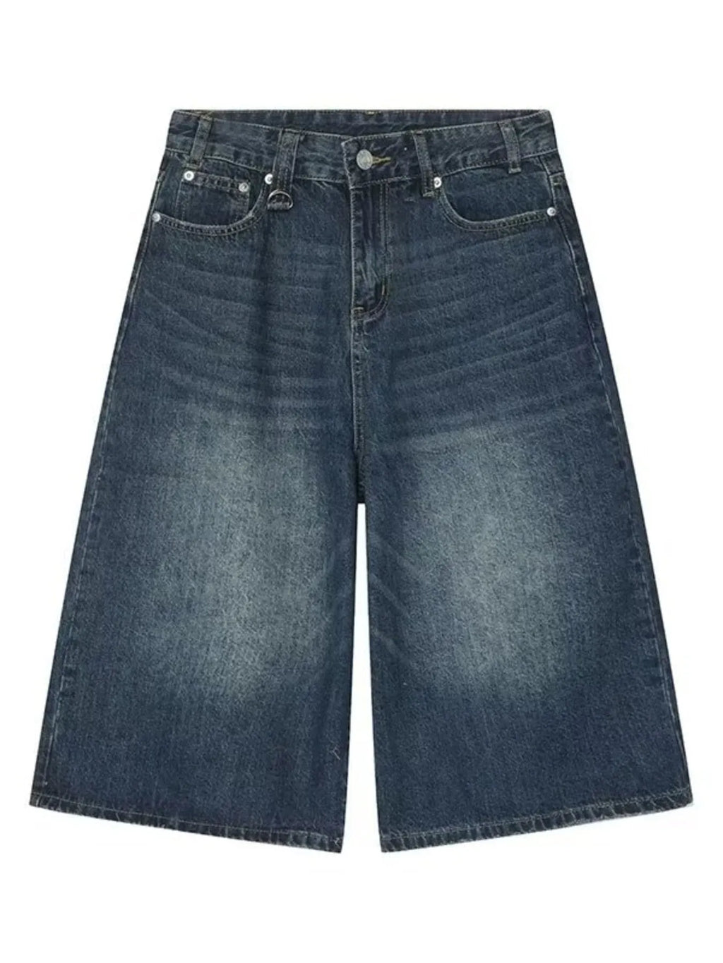 Men's Full Size Wide Leg Cropped Jeans Plus Size - Lilixa.store