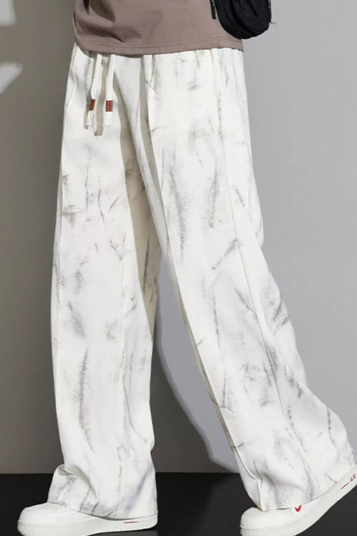Men's Loose Fit Casual Pants in White