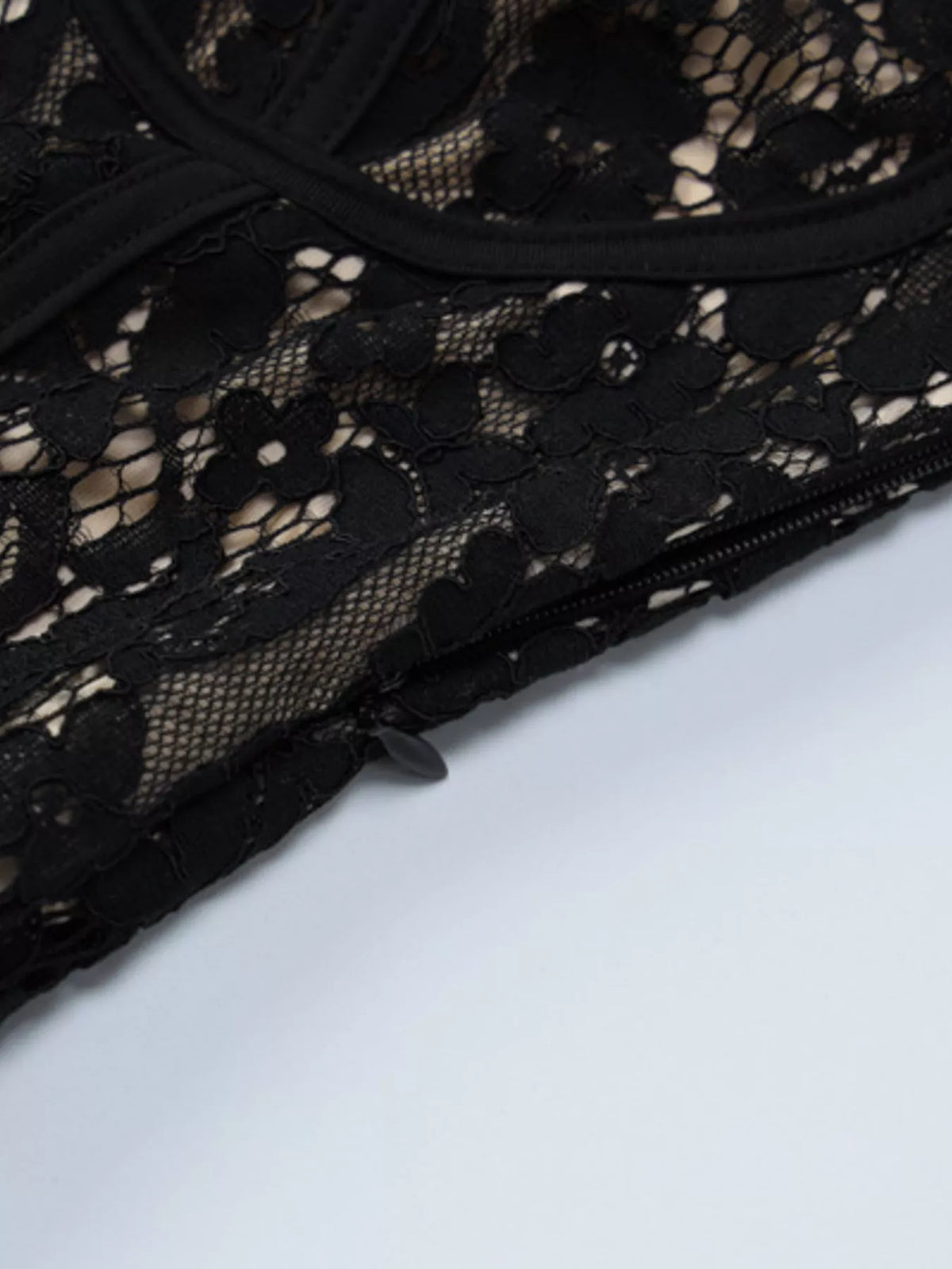 Lace Spaghetti Strap Mini Dress - Lilixa.store