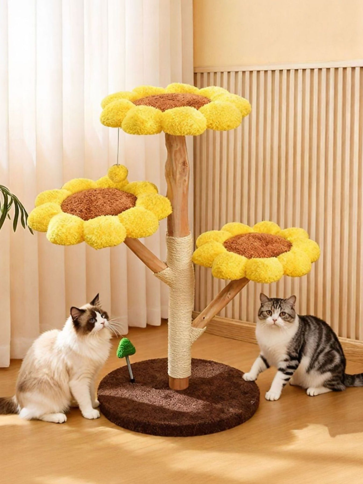 Sunflower Multi-Level Cat Tree & Condo - Lilixa.store