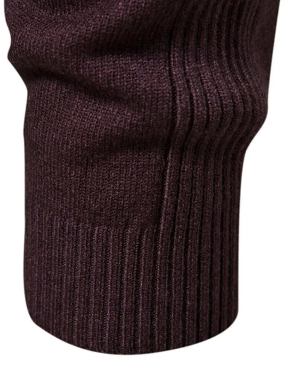 Men's Mock Neck Long Sleeve Sweater - Lilixa.store