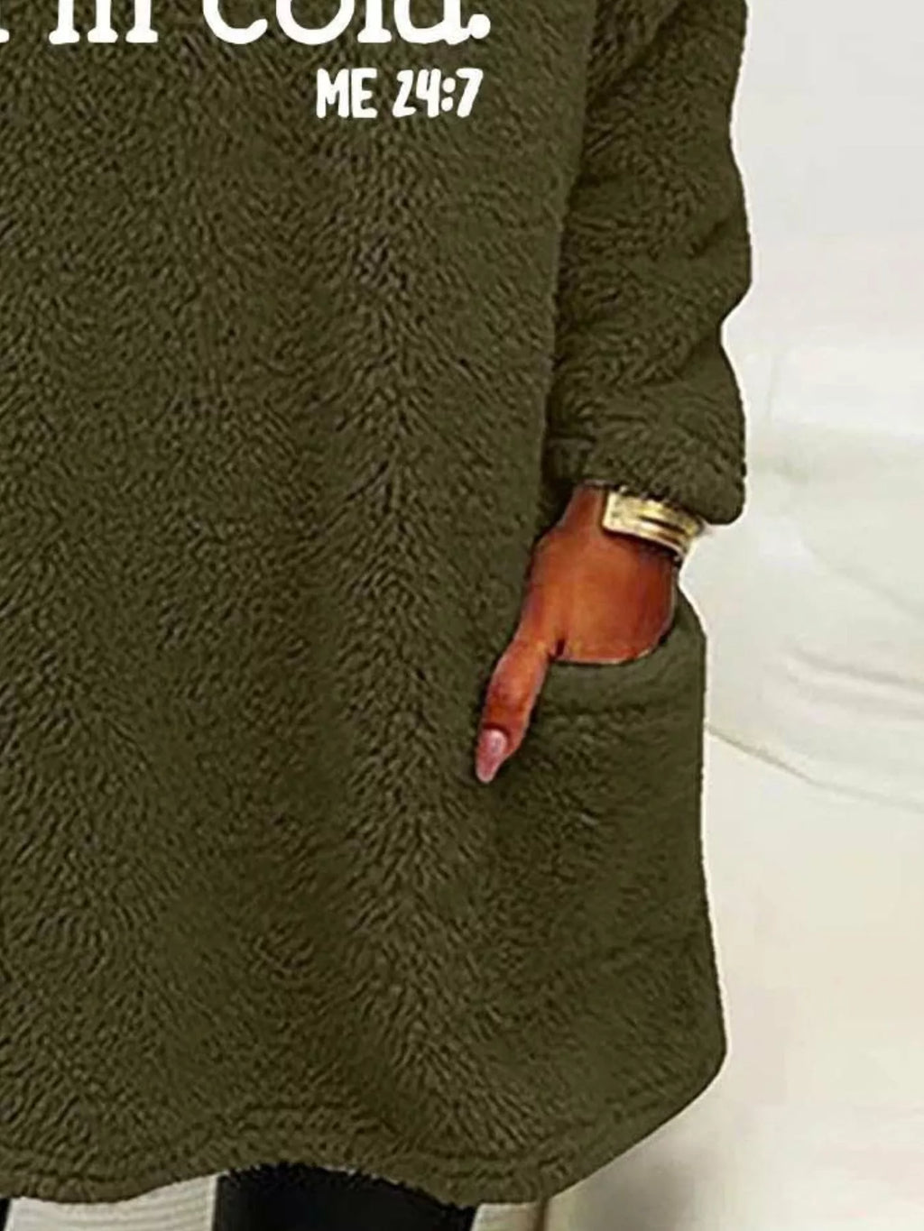 Full Size Letter Long Sleeve Fleece Sweatshirt Plus Size - Lilixa.store