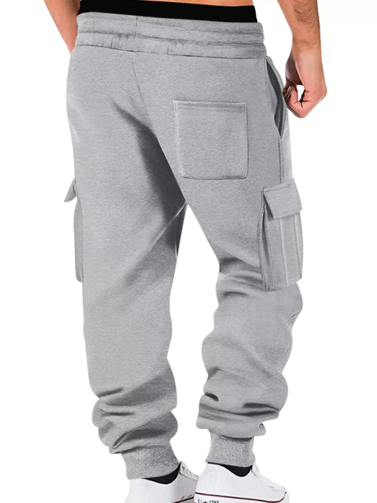 Men's Full Size Casual Joggers with Multi-Pocket Plus Size - Lilixa.store