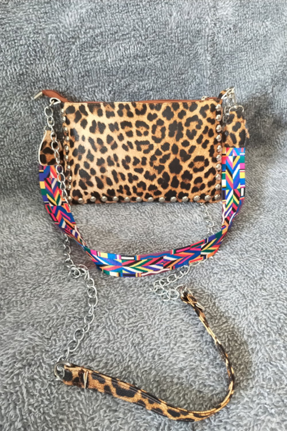 Adored PU Leather Studded Shoulder Bag - Lilixa.store