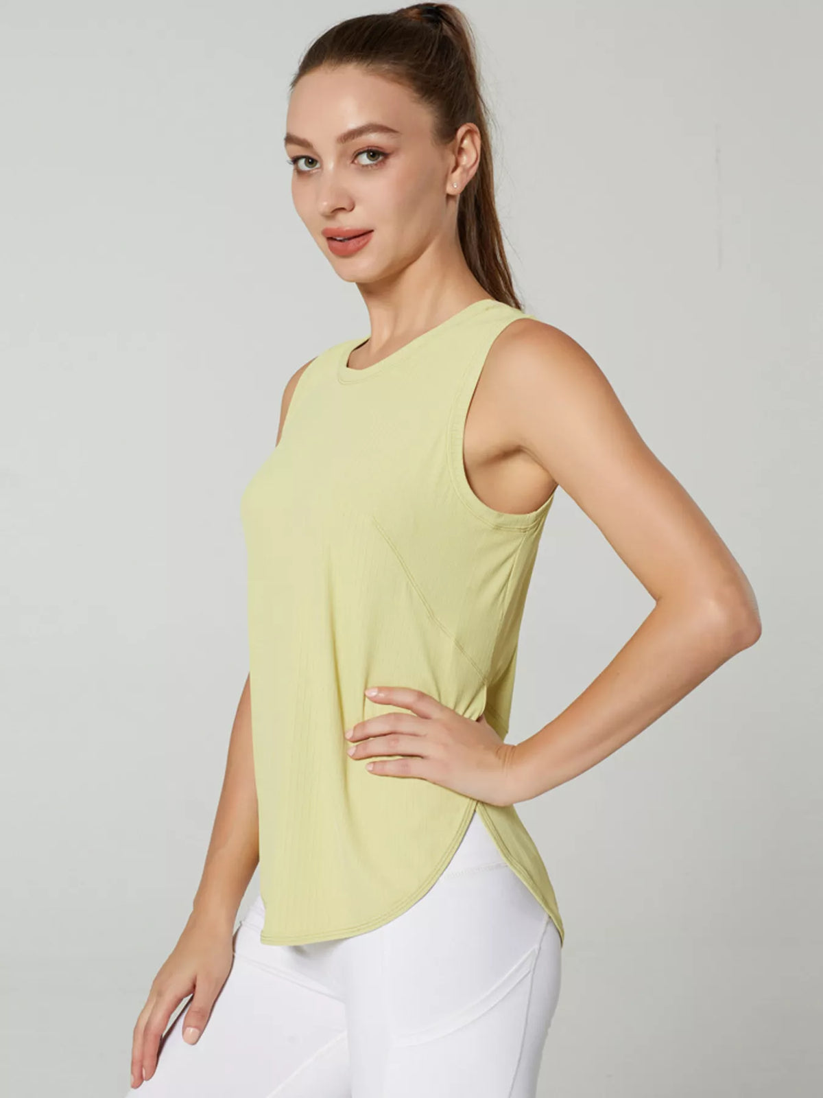 Lightweight Ribbed Active Tank - Lilixa.store