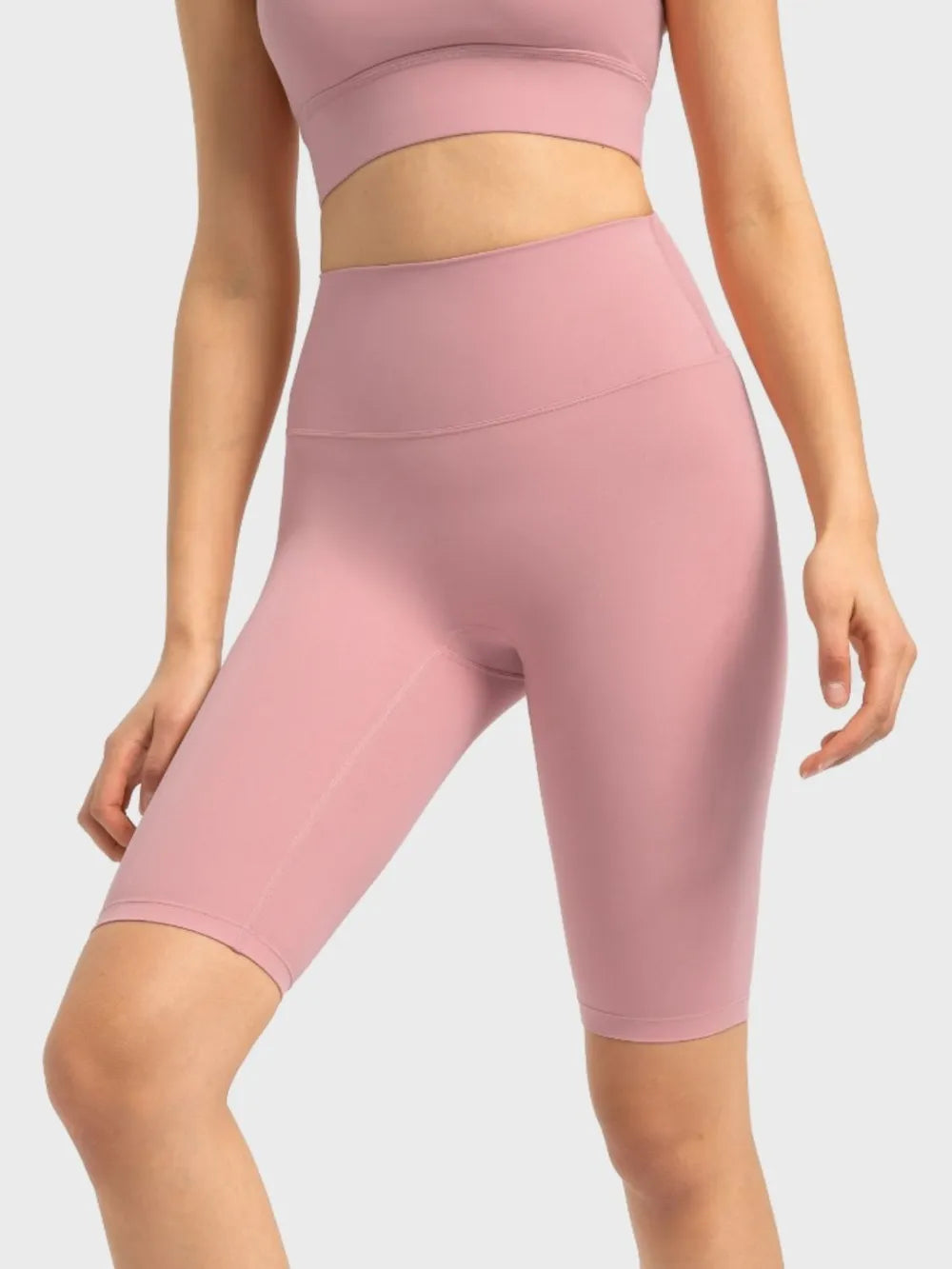 Millennia High Rise Wide Waistband Active Shorts - Lilixa.store