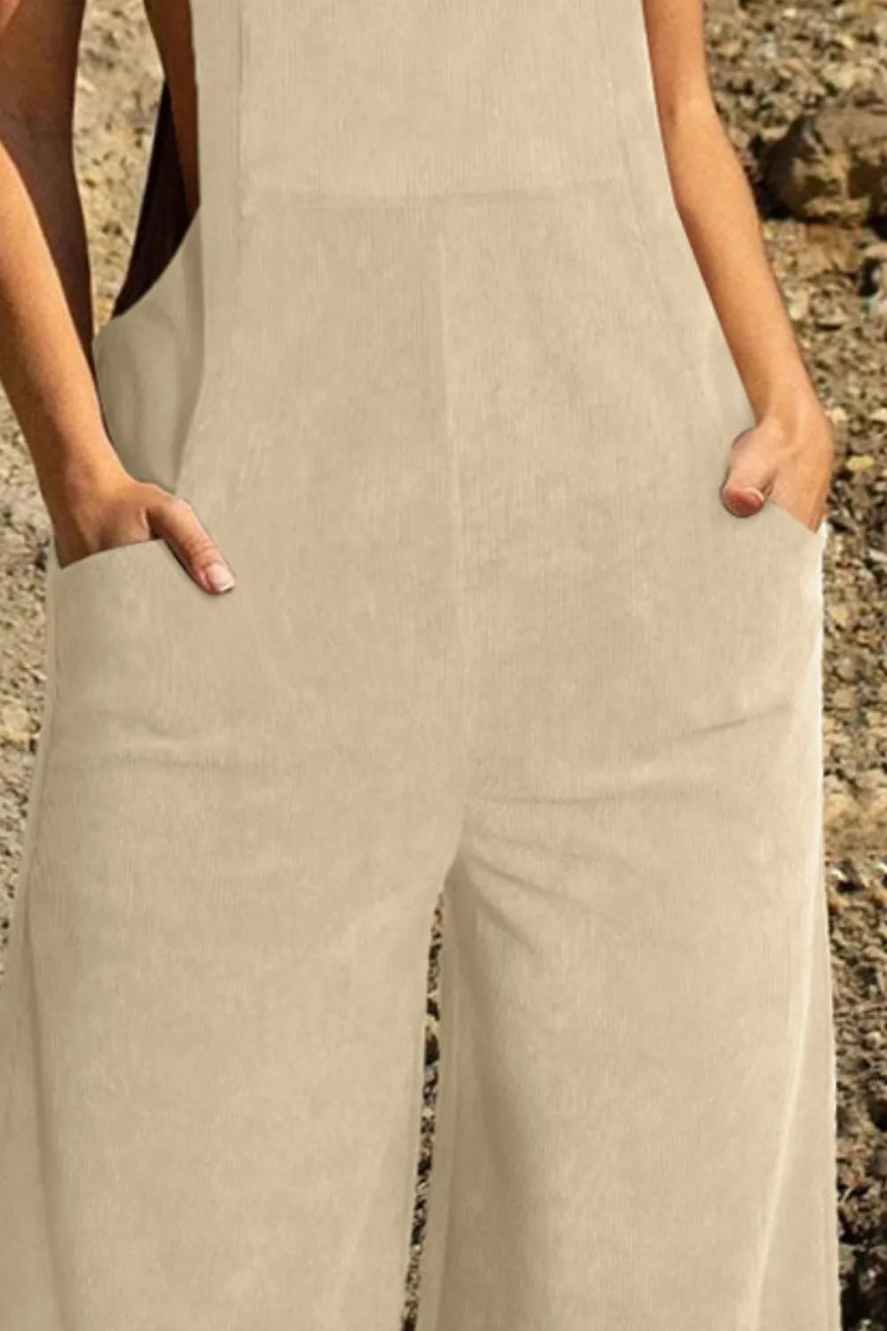 Pocketed Wide Leg Overall - Lilixa.store