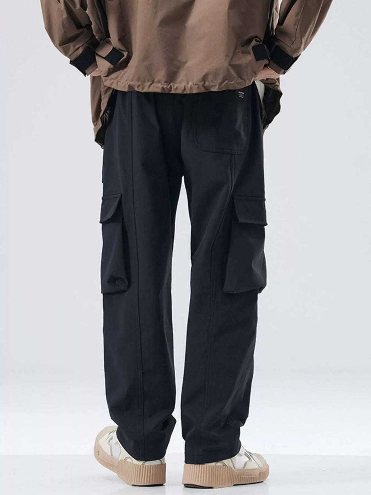 Men's Full Size Drawstring Wide Leg Pants Plus Size, view 2