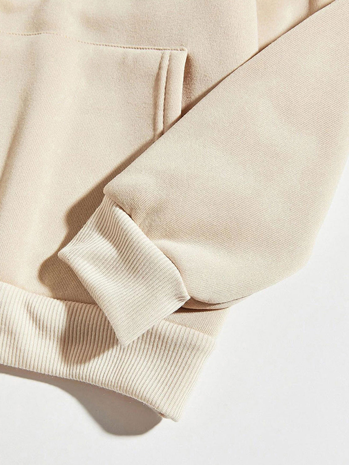 Graphic Drawstring Hoodie with Pocket - Lilixa.store