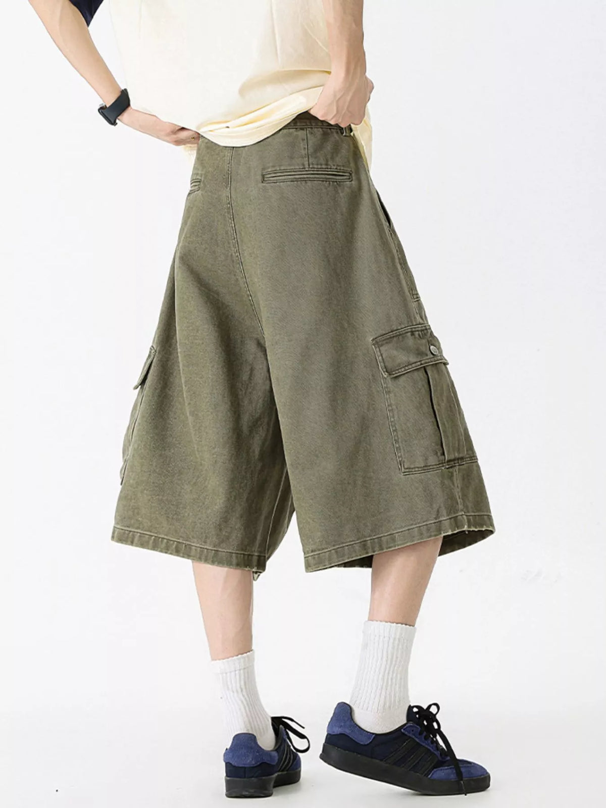 Men's Full Size Loose Fit Cargo Shorts Plus Size, view 9