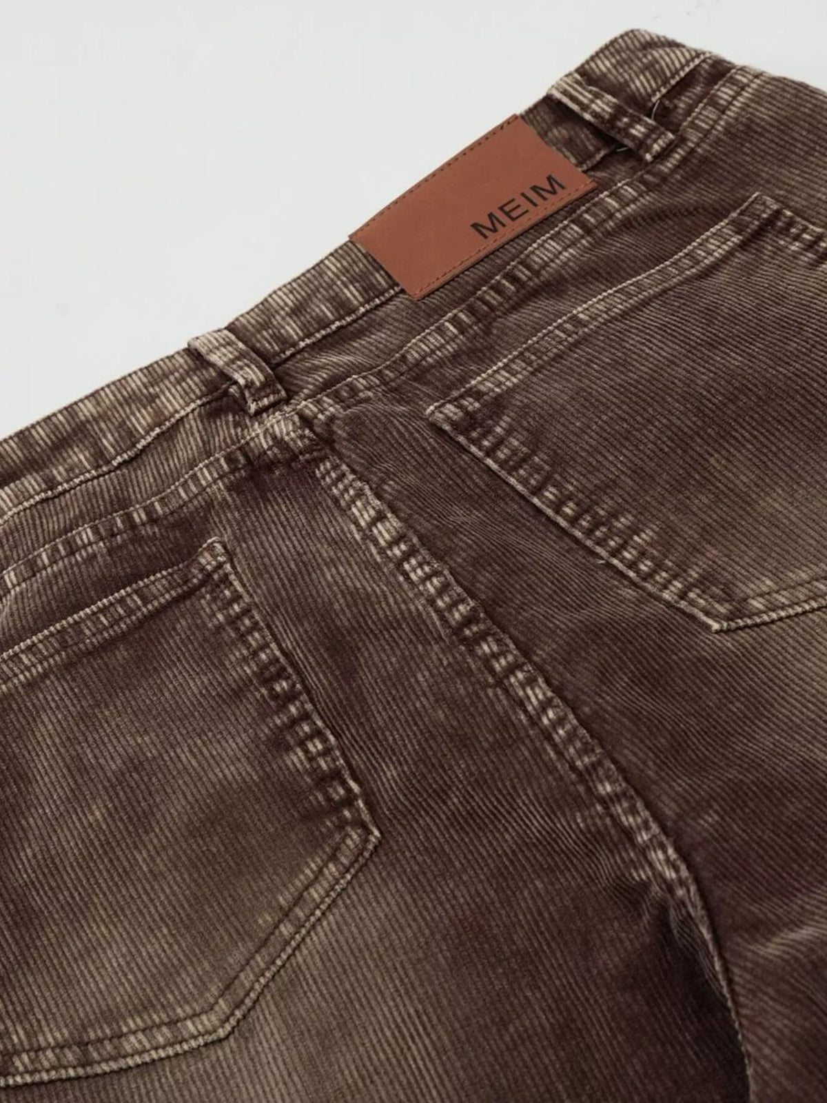 Men's Wide Leg Corduroy Pants, view 3