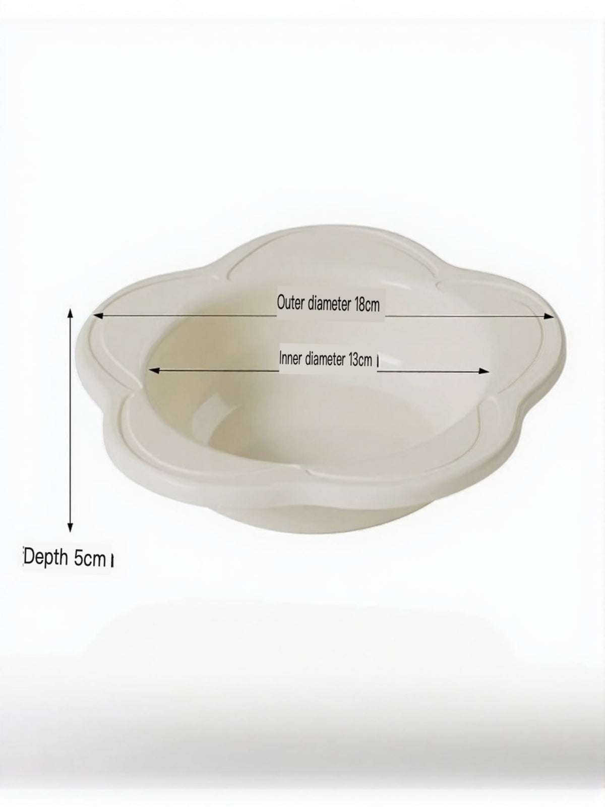 Flower Shape Pet Bowl