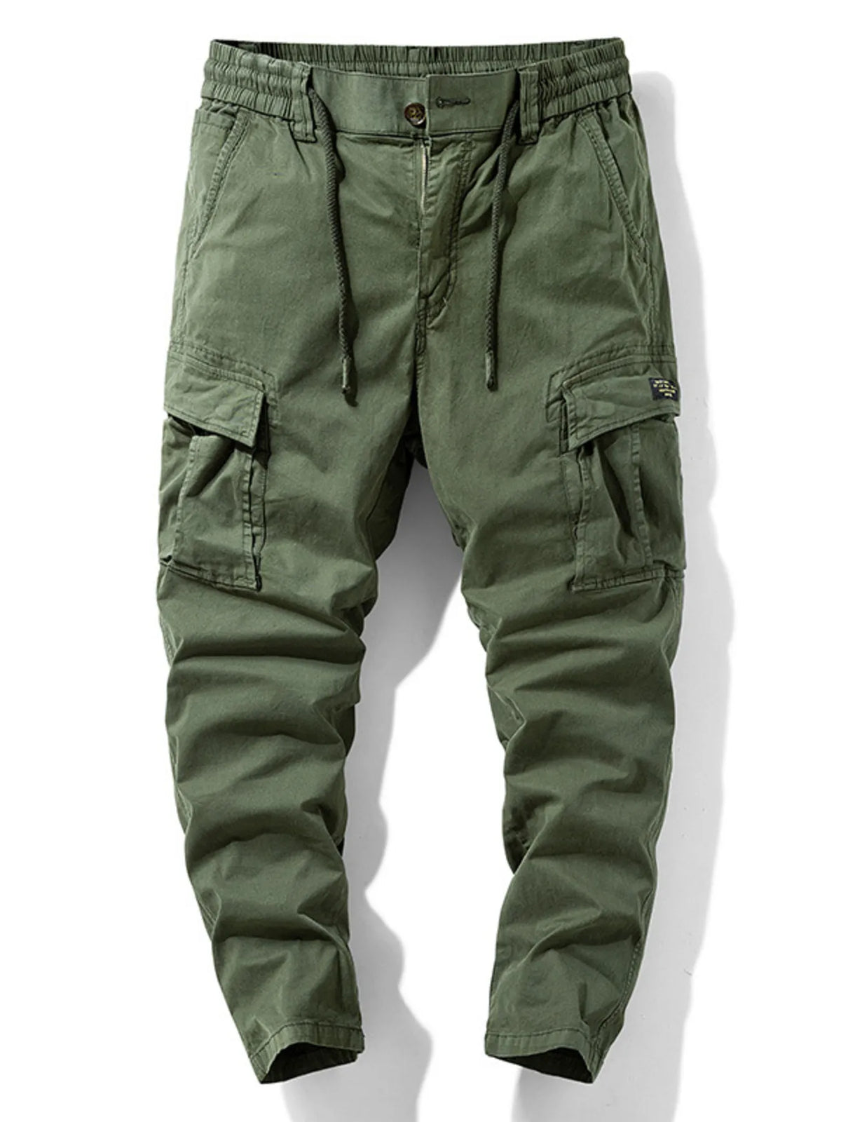 Men's Cargo Pants with Drawstring Waist - Lilixa.store