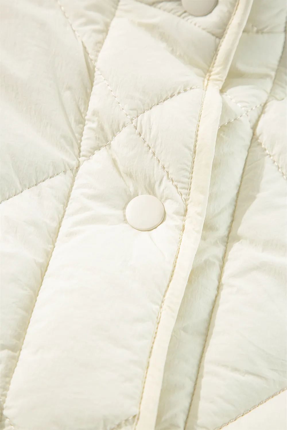 Snap Down Texture Vest Coat with Pockets, view 8