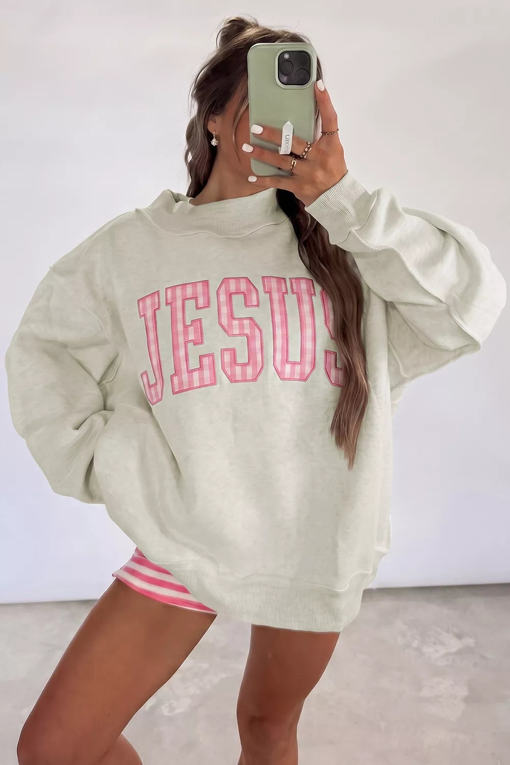 JESUS Crew Neck Sweatshirt - Lilixa.store