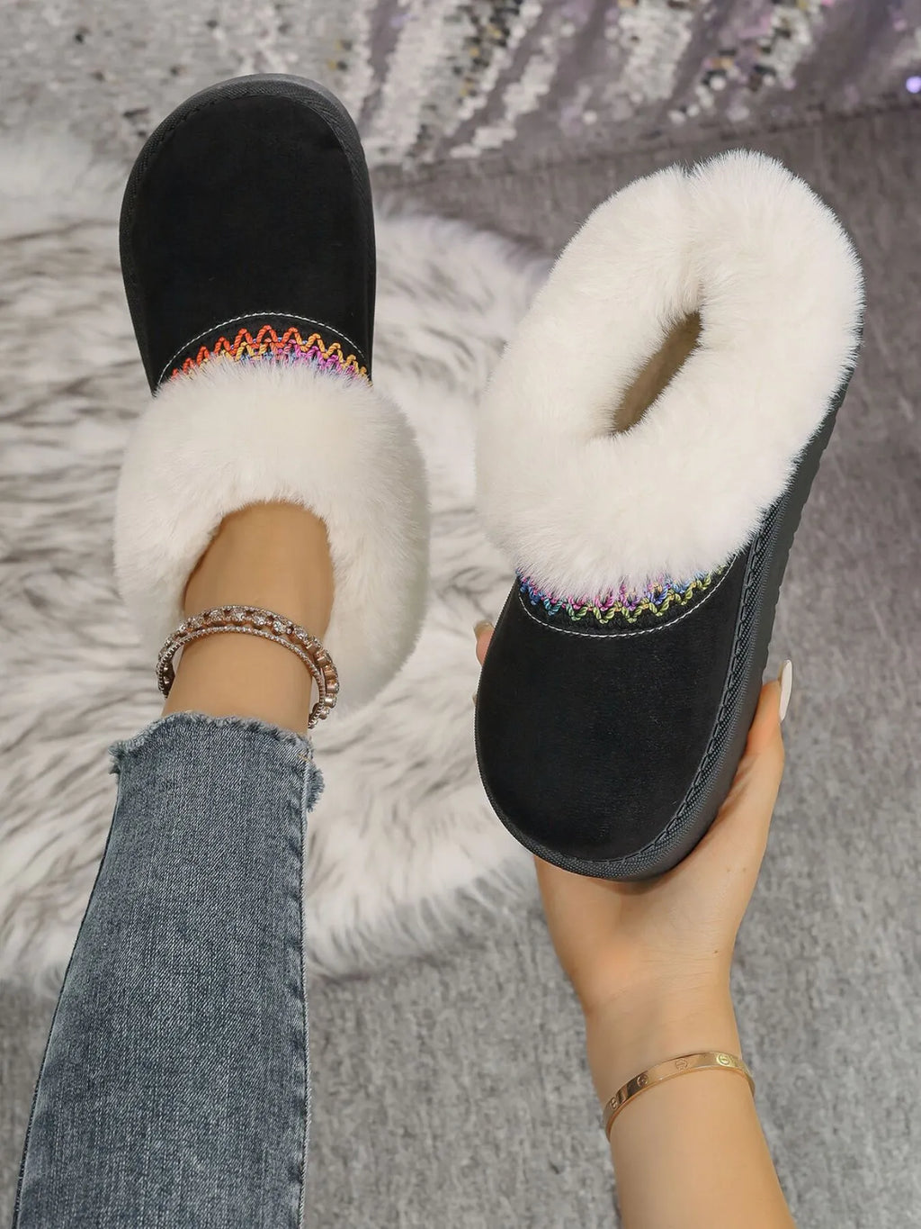 Round Toe Platform Boots, view 4