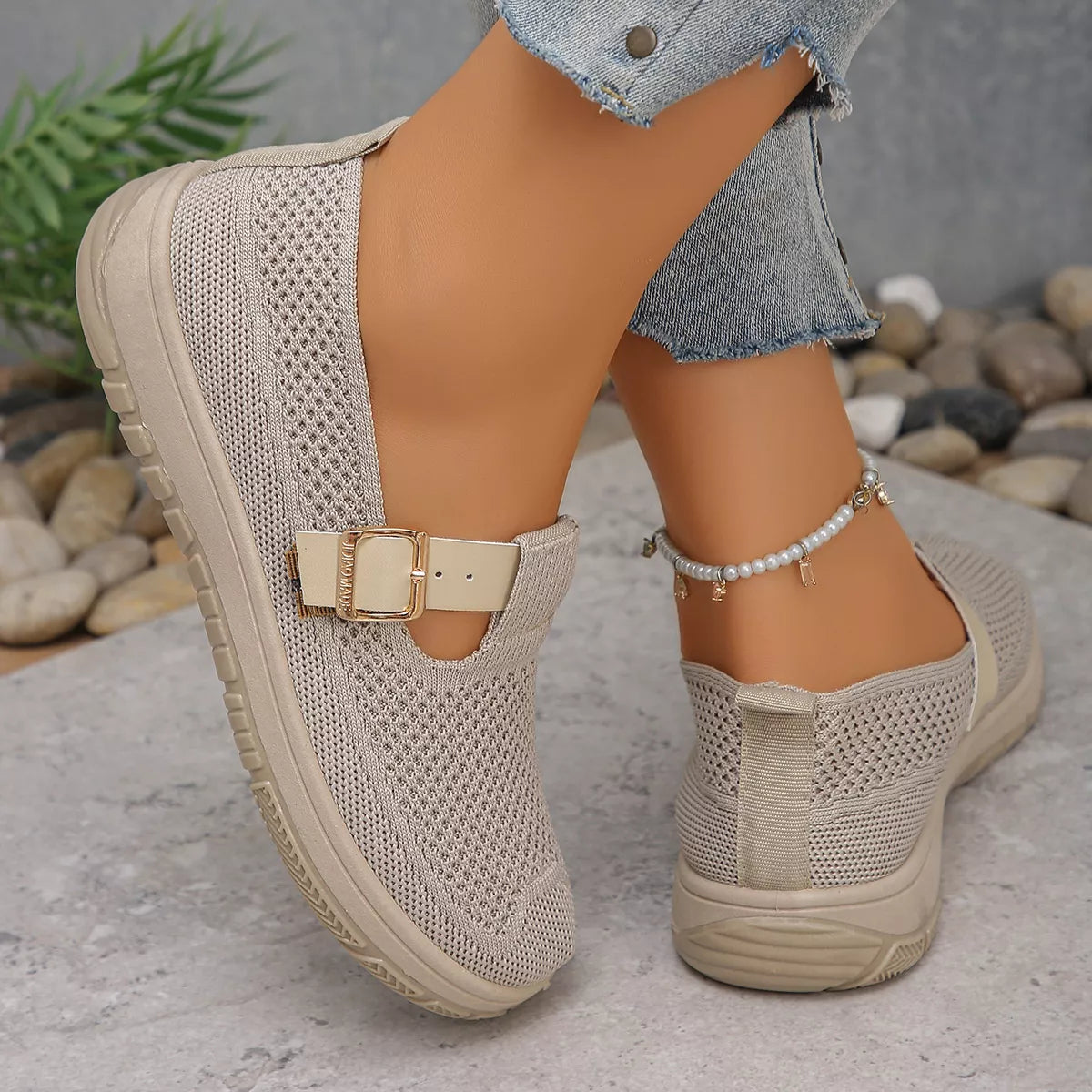 Round Toe Platform Slip-Ons, view 10