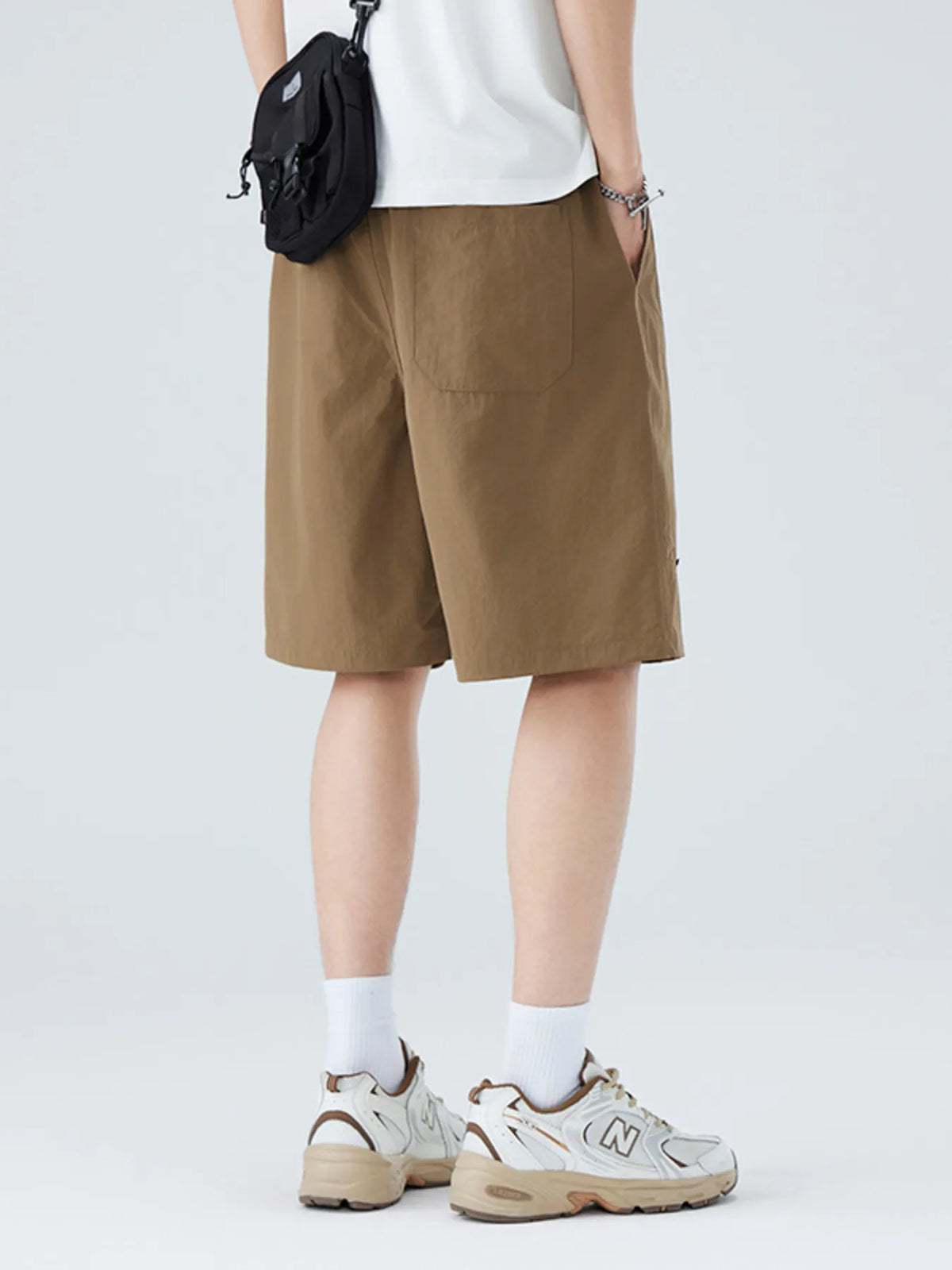 Men's Plus Size Drawstring Loose Fit Shorts