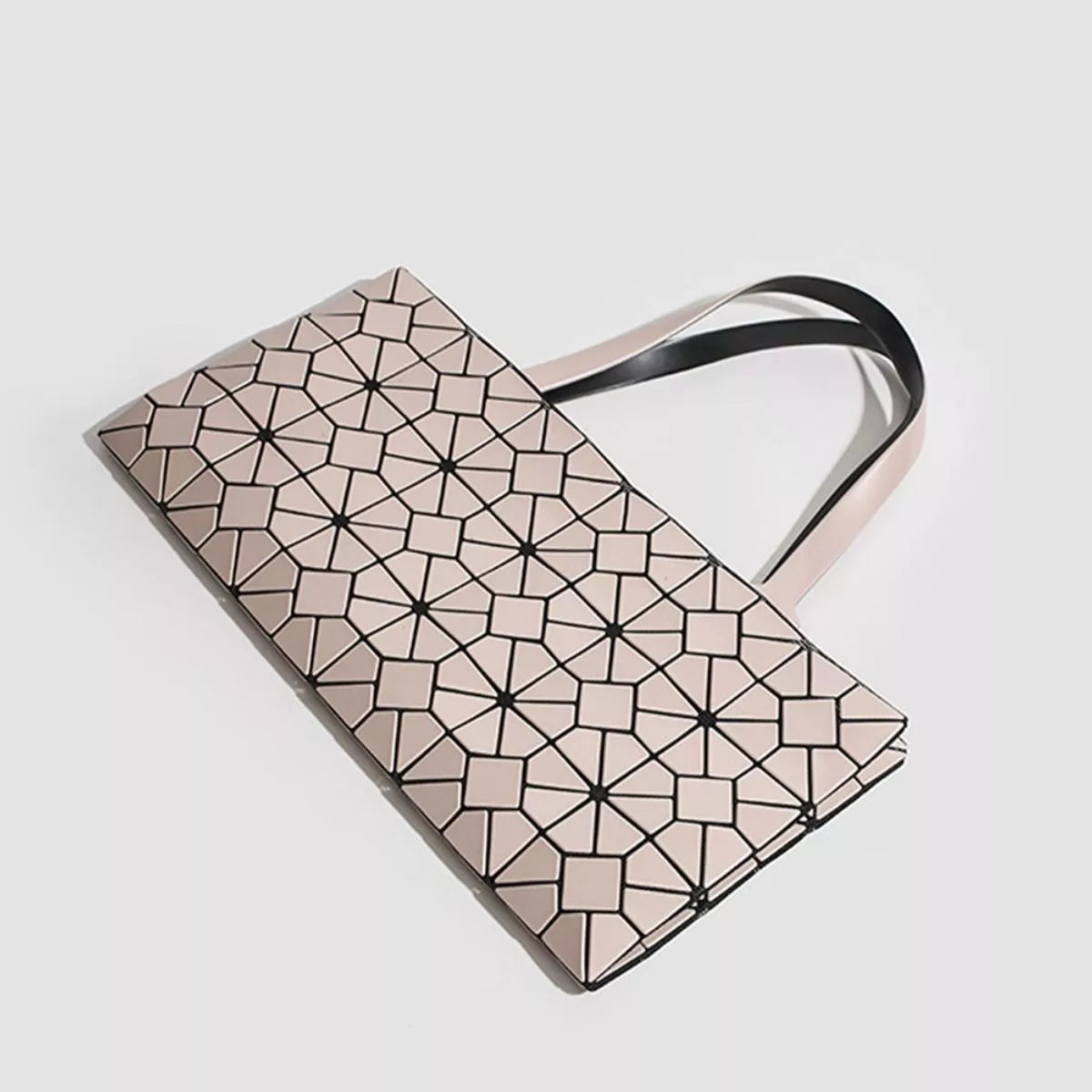 Geometric Lattice Pattern Handbag