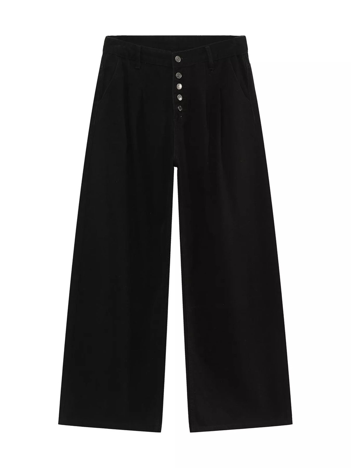 Men's Button-Fly Wide Leg Jeans - Lilixa.store