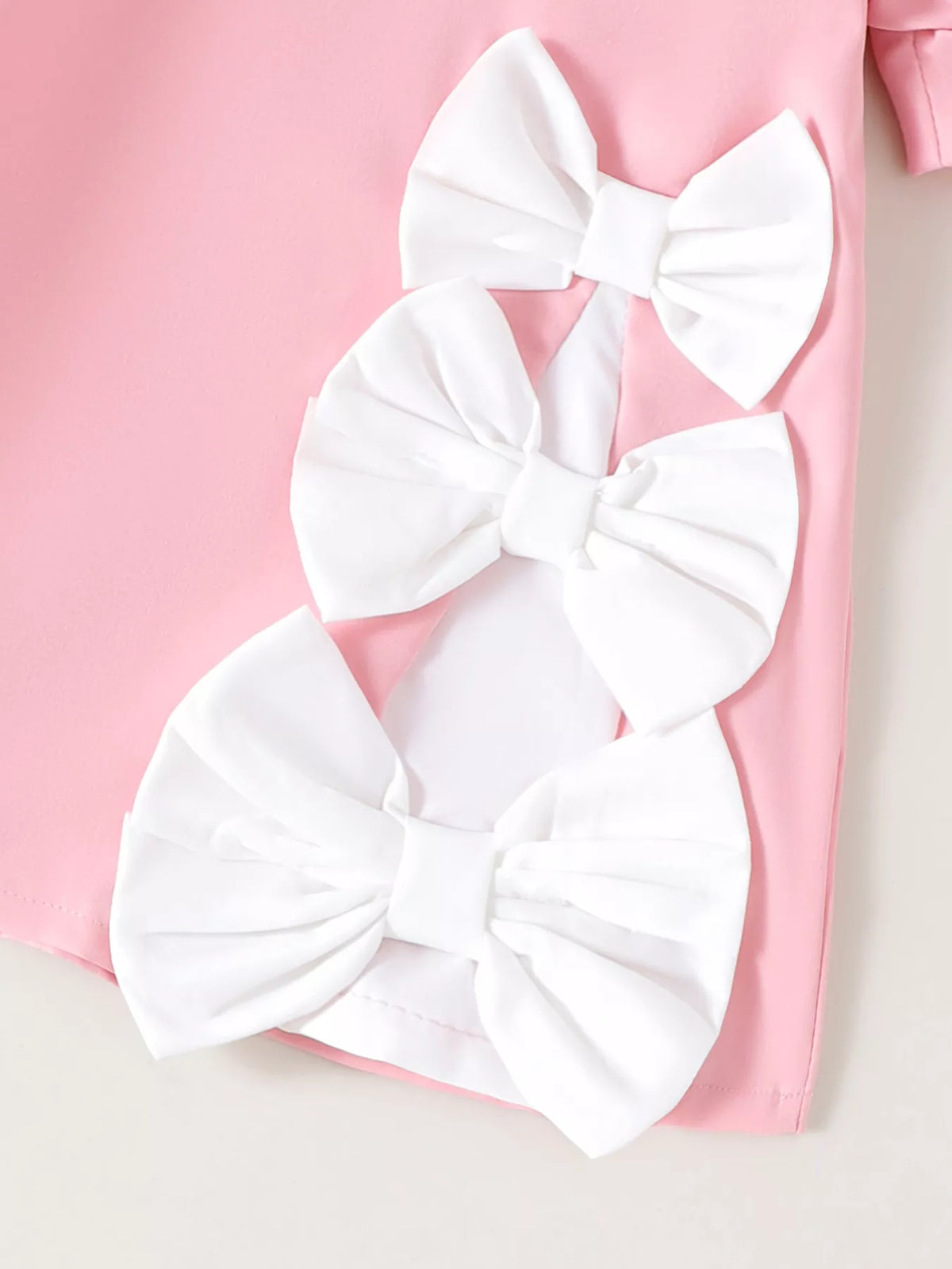 Children's Bow Puff Sleeve Dress - Lilixa.store