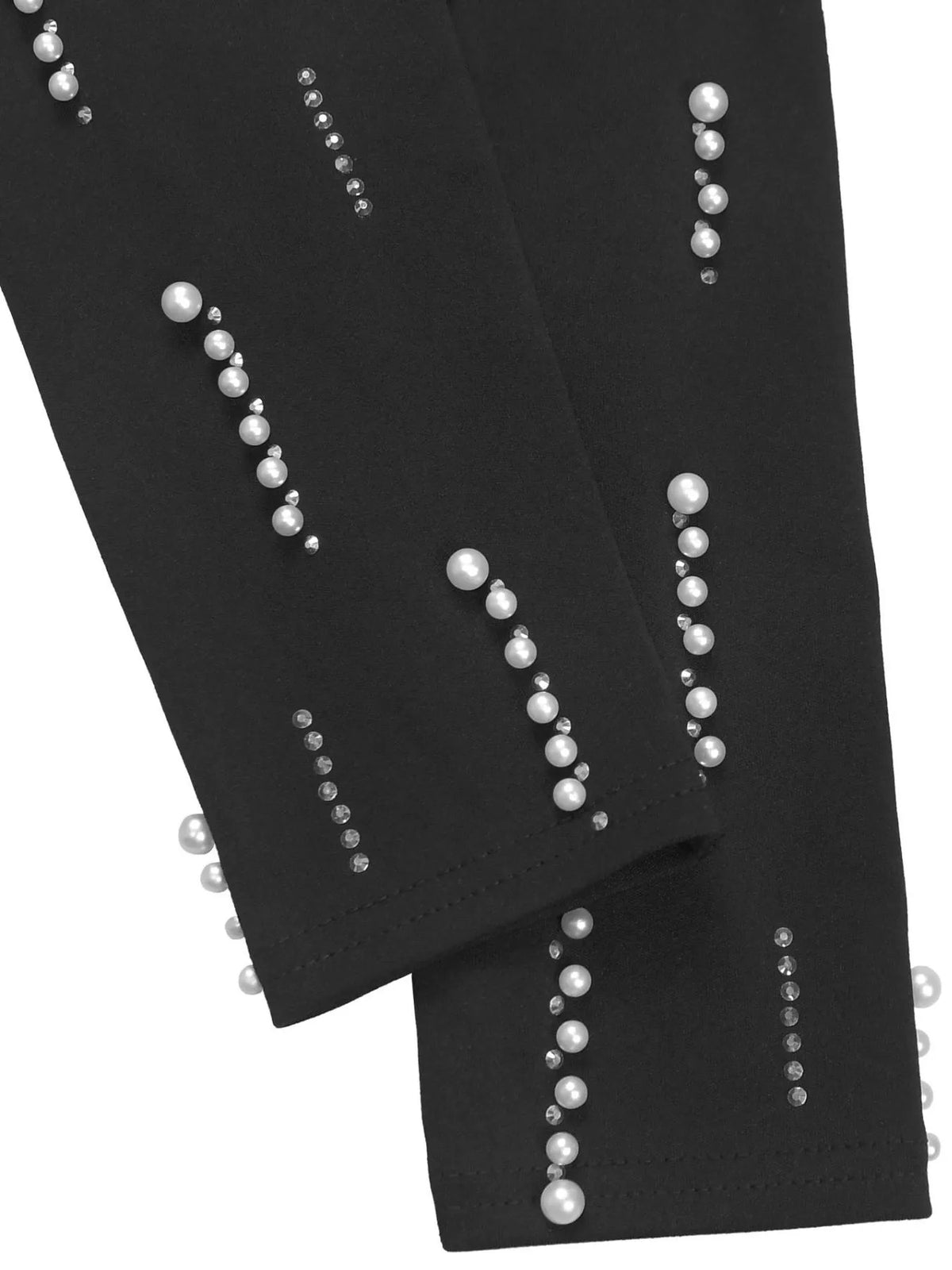 Pearl Detail Long Sleeve Maxi Dress