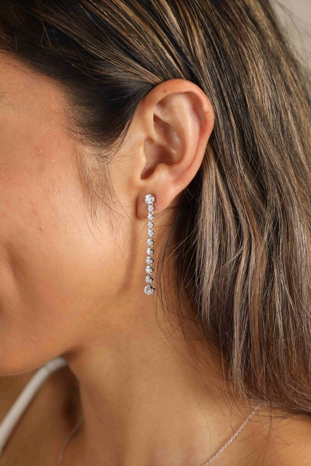 Adored 1.18 Carat Moissanite Long Earrings - Lilixa.store