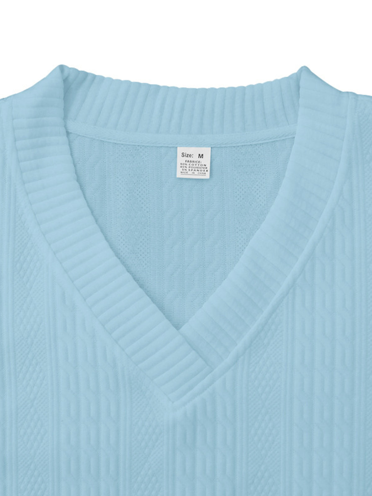 Men's Full Size Casual Knit V-Neck Short Sleeve Top and Shorts Set Plus Size - Lilixa.store