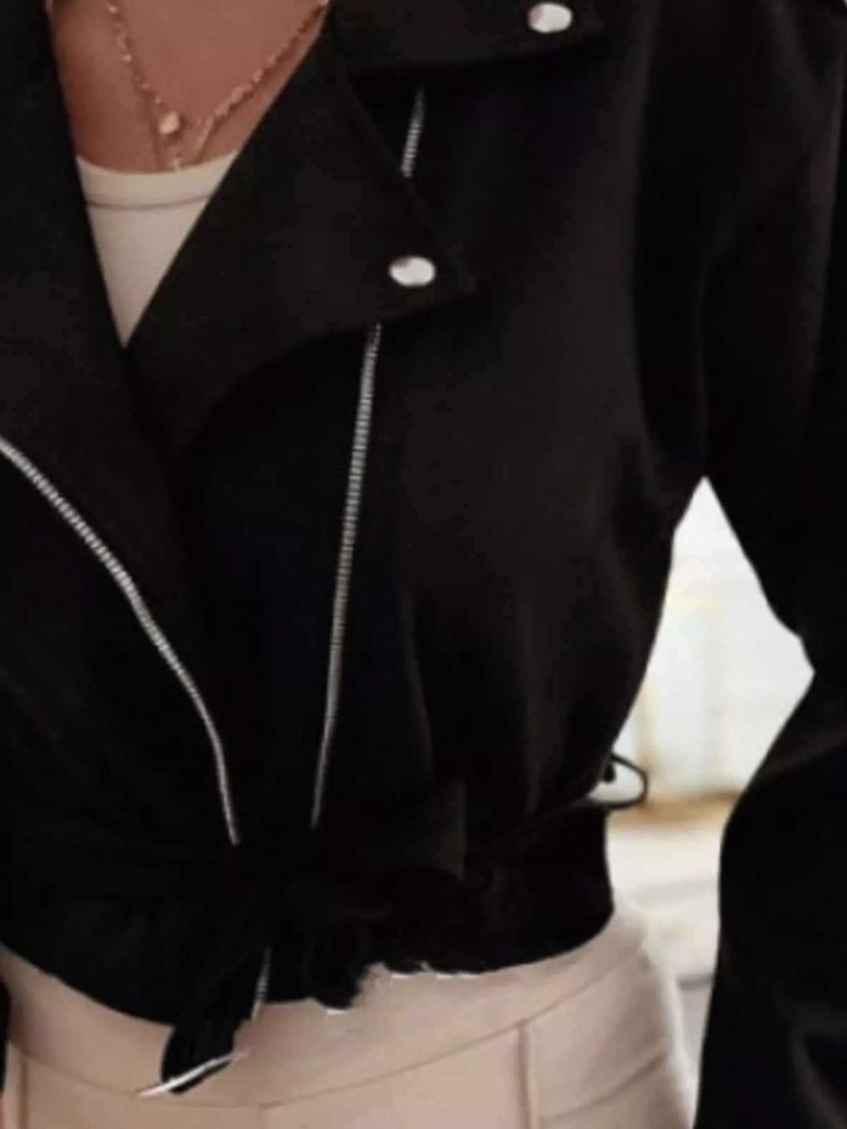 Zip Up Cropped Jacket, view 12