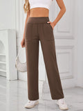 Lovelet High Waist Active Pants with Pockets - Lilixa.store