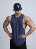 Men's Plus Size Round Neck Tank - Lilixa.store