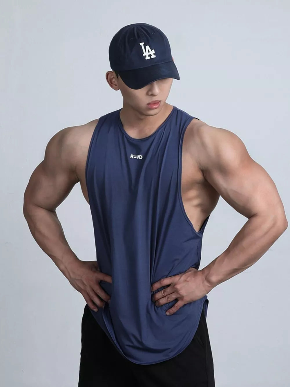 Men's Plus Size Round Neck Tank - Lilixa.store