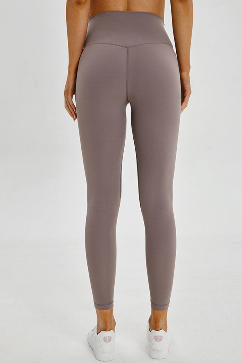 Millennia Wide Seamless Band Waist Sports Leggings - Lilixa.store