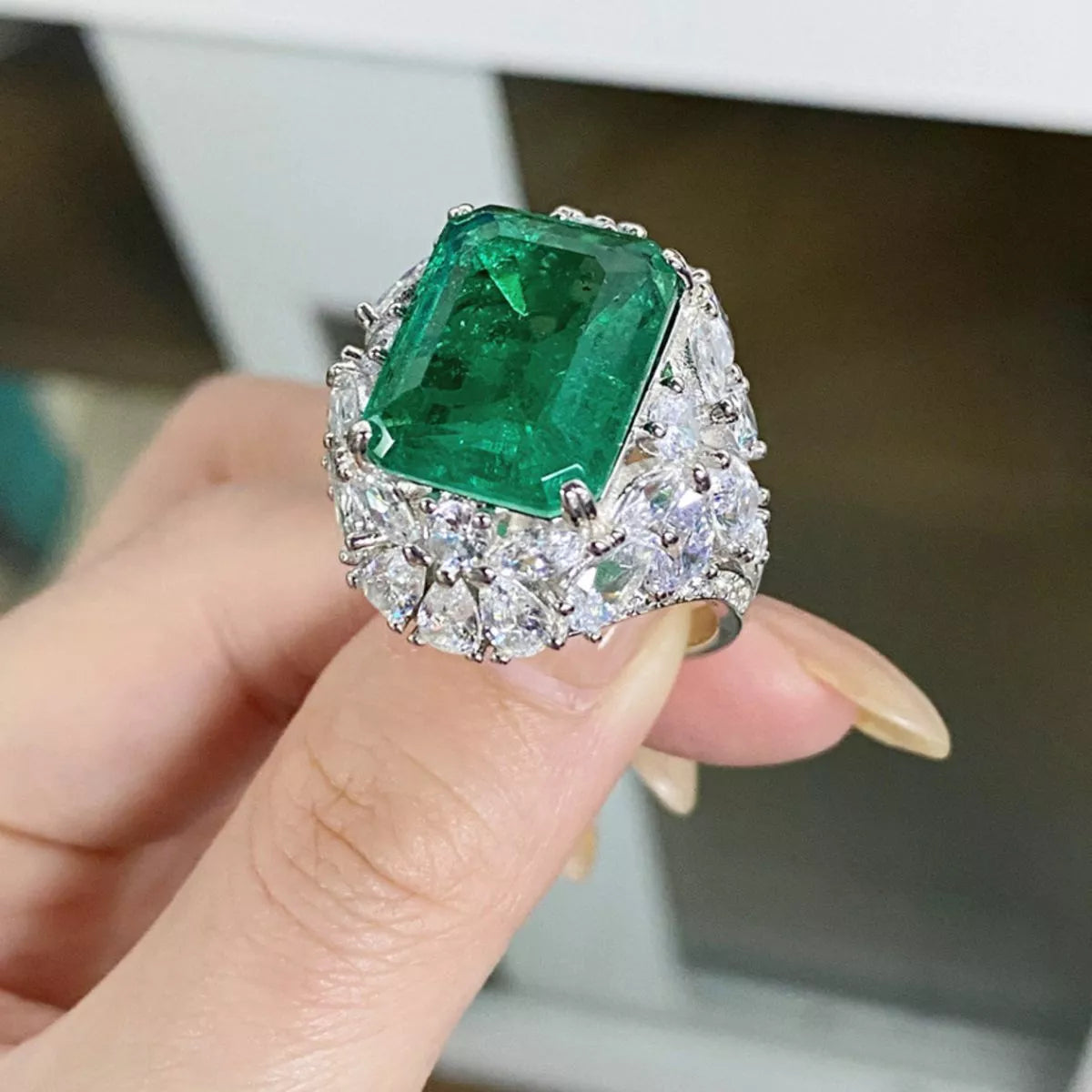 925 Sterling Silver Zircon Ring - Lilixa.store
