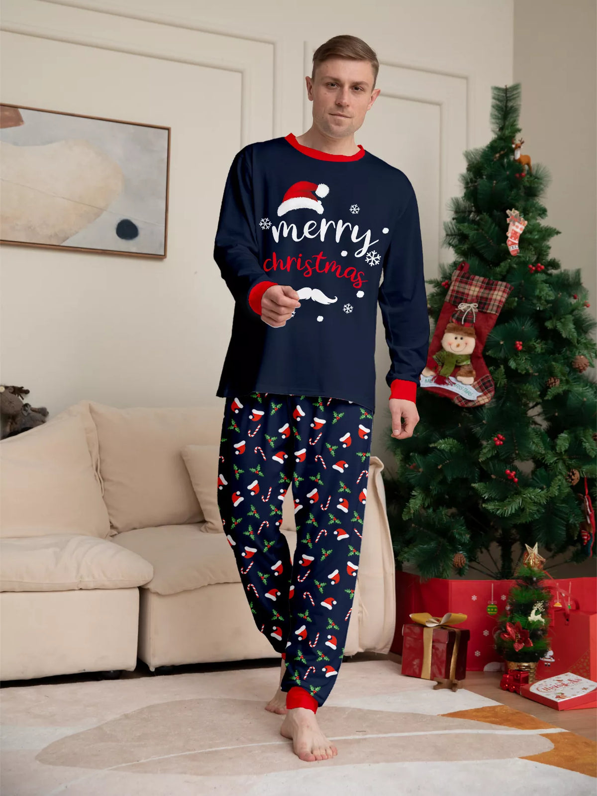 Full Size Family Matching Christmas Pajama Set Plus Size - Lilixa.store