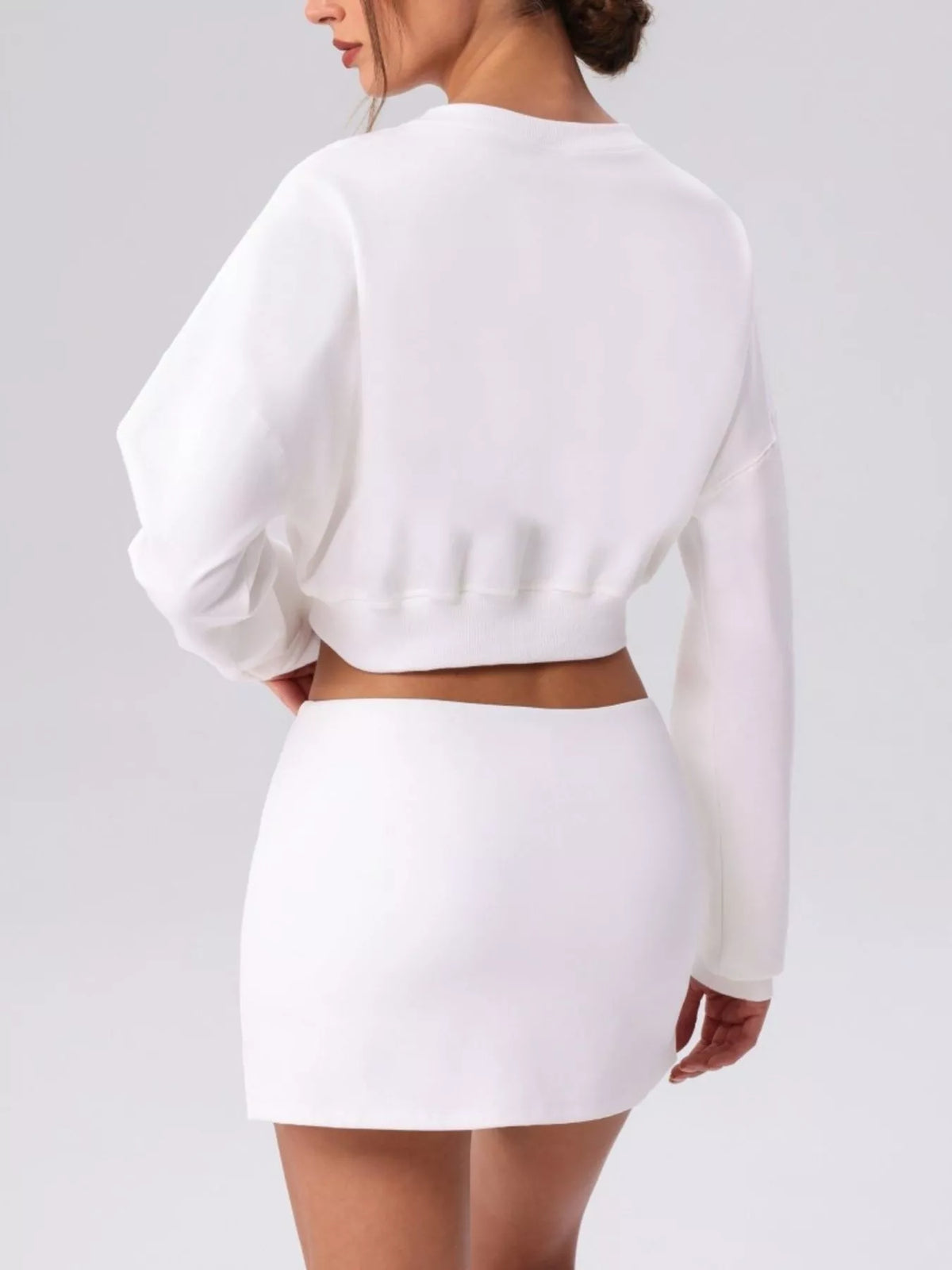 Cropped Button-Down Active Cardigan - Lilixa.store