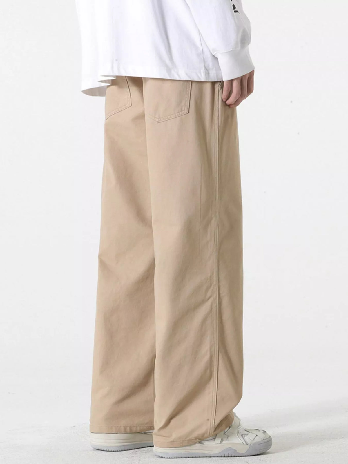 Men's Full Size Relaxed Fit Drawstring Pants Plus Size, view 4