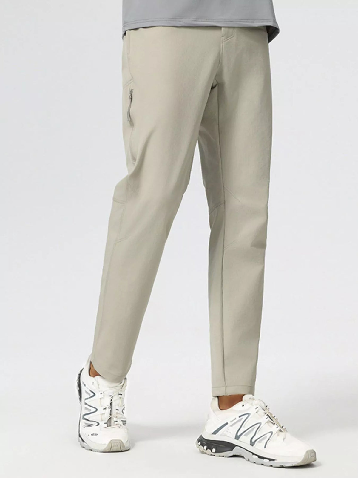 Men's Plus Size Slim-Fit Pants in Khaki