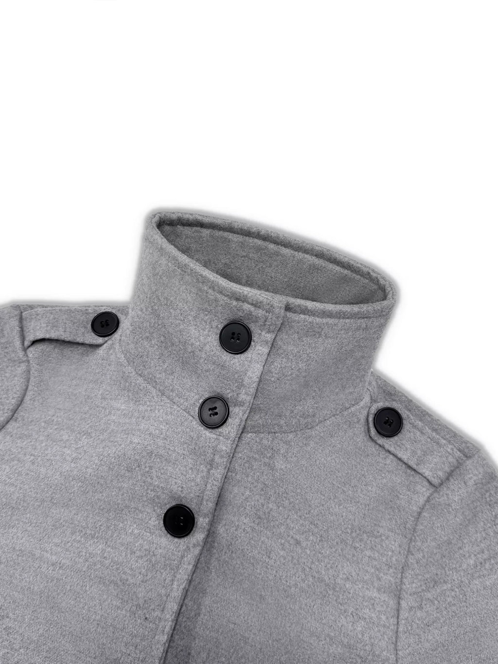 Button-Down Longline Coat with Belt - Lilixa.store
