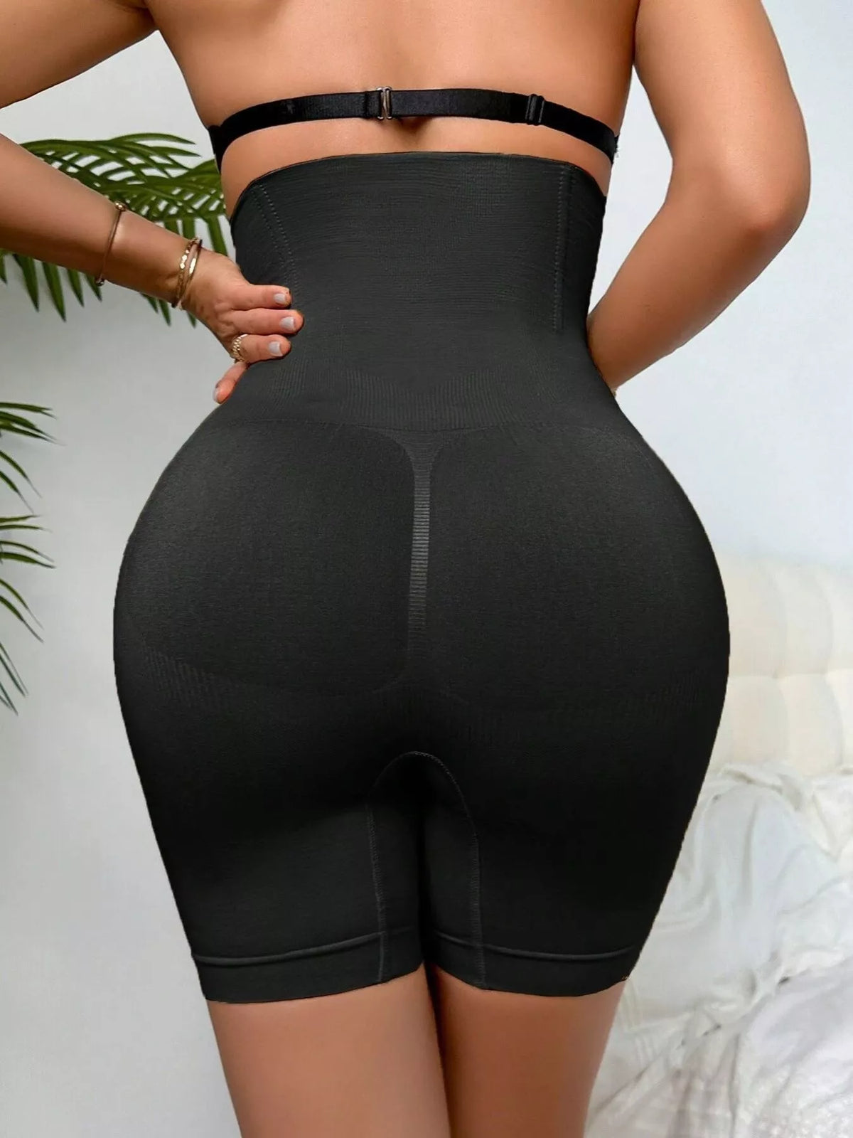 Full Size High Waist Compression Slimming Leggings Plus Size - Lilixa.store