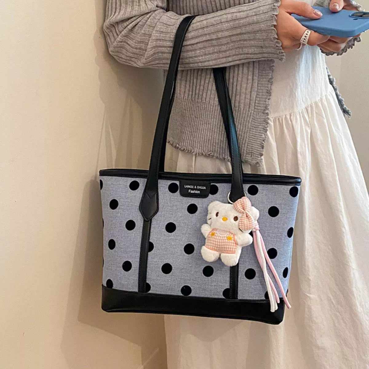 Polka Dot Shoulder Bag - Lilixa.store