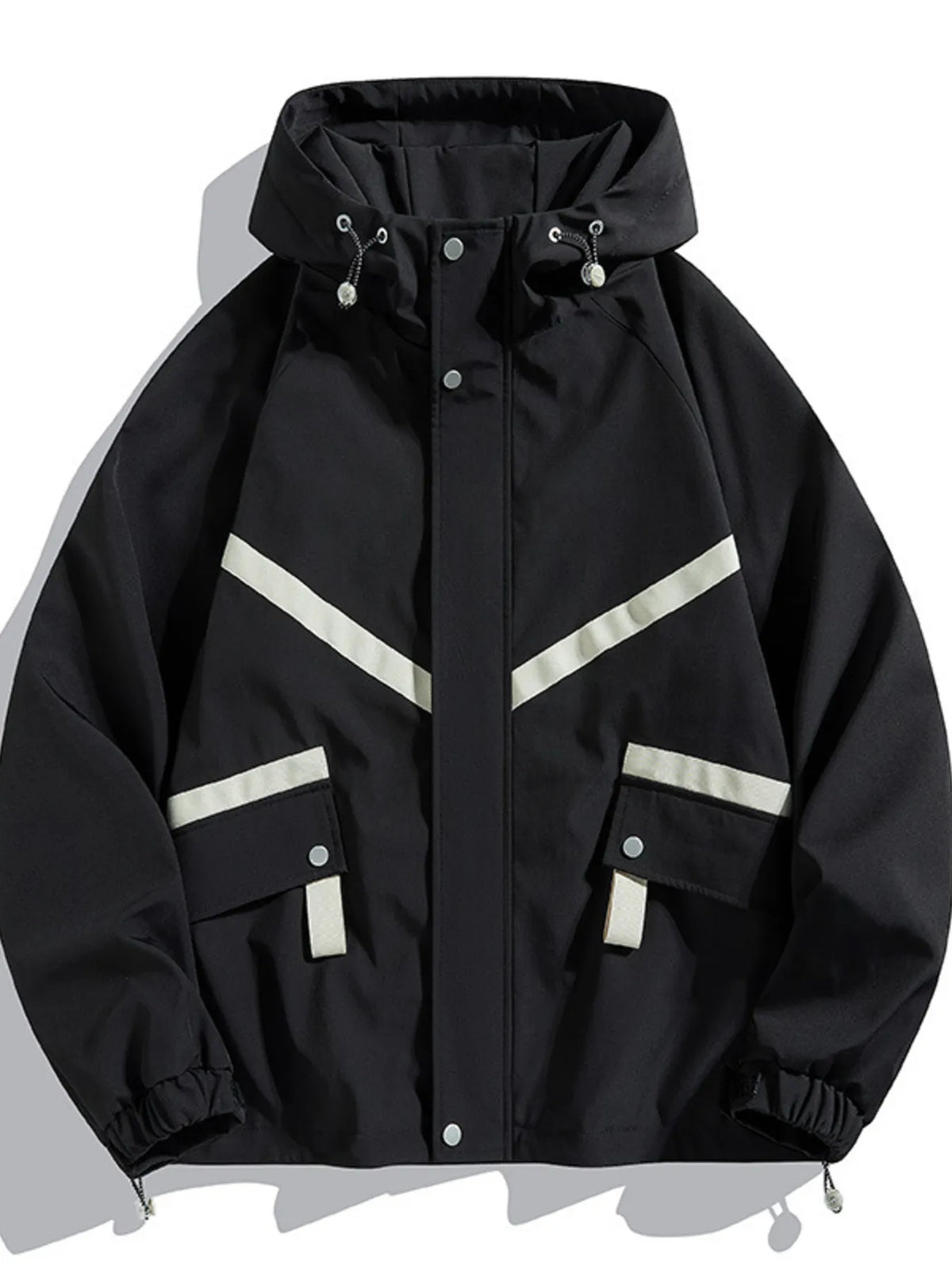 Men's Full Size Casual Hooded Zip-Up Outerwear Plus Size - Lilixa.store