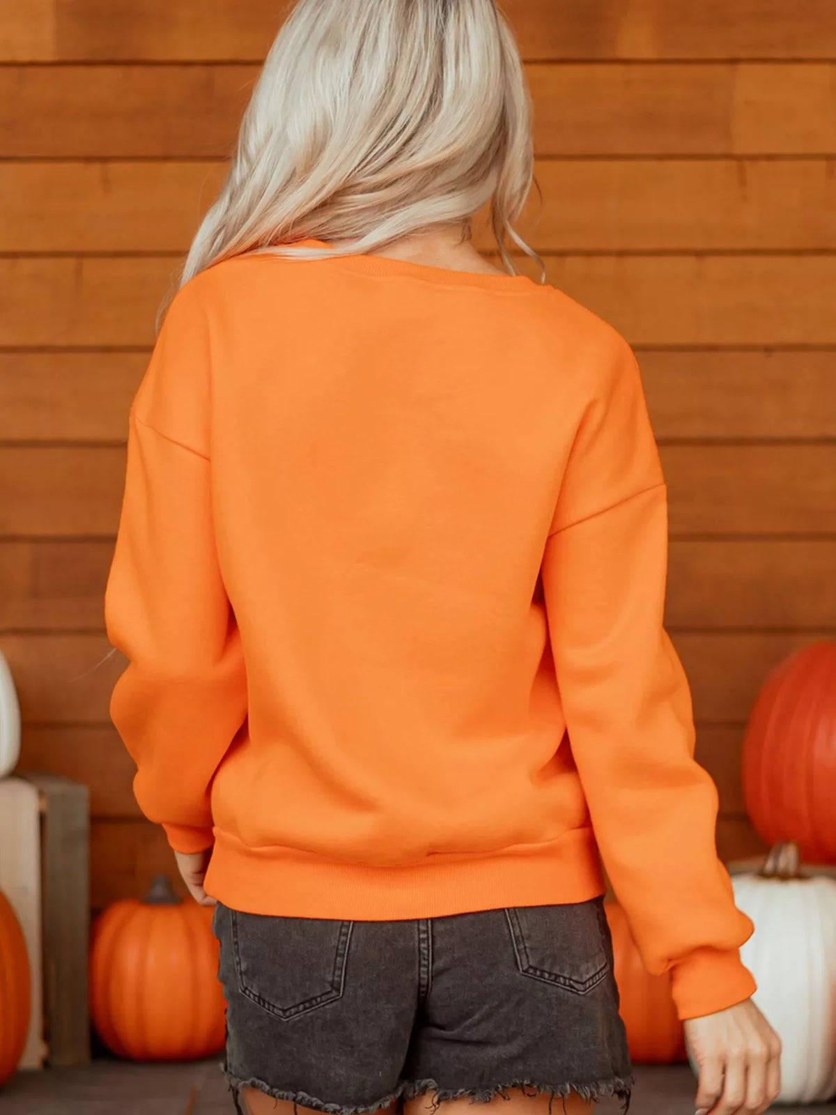 Dancing Critters Sequin Halloween Crewneck Sweatshirt - Lilixa.store