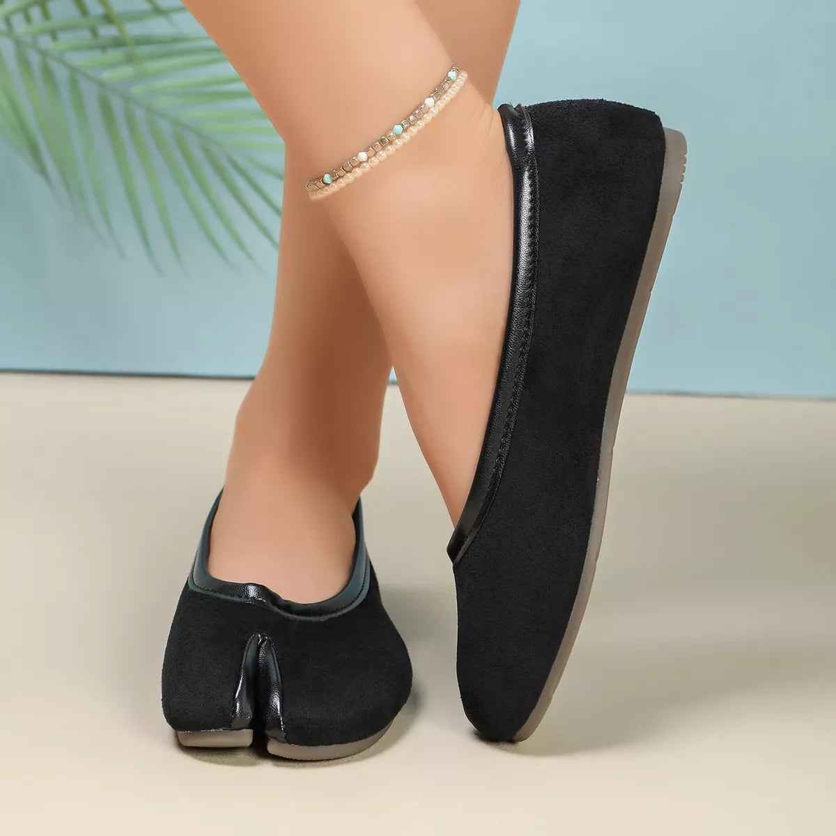 Split-Toe Slip-Ons