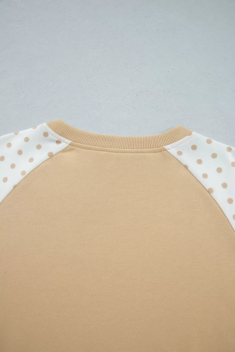 Polka Dot Patchwork Colorblock Long Sleeve Casual Two Piece Pants Set - Lilixa.store