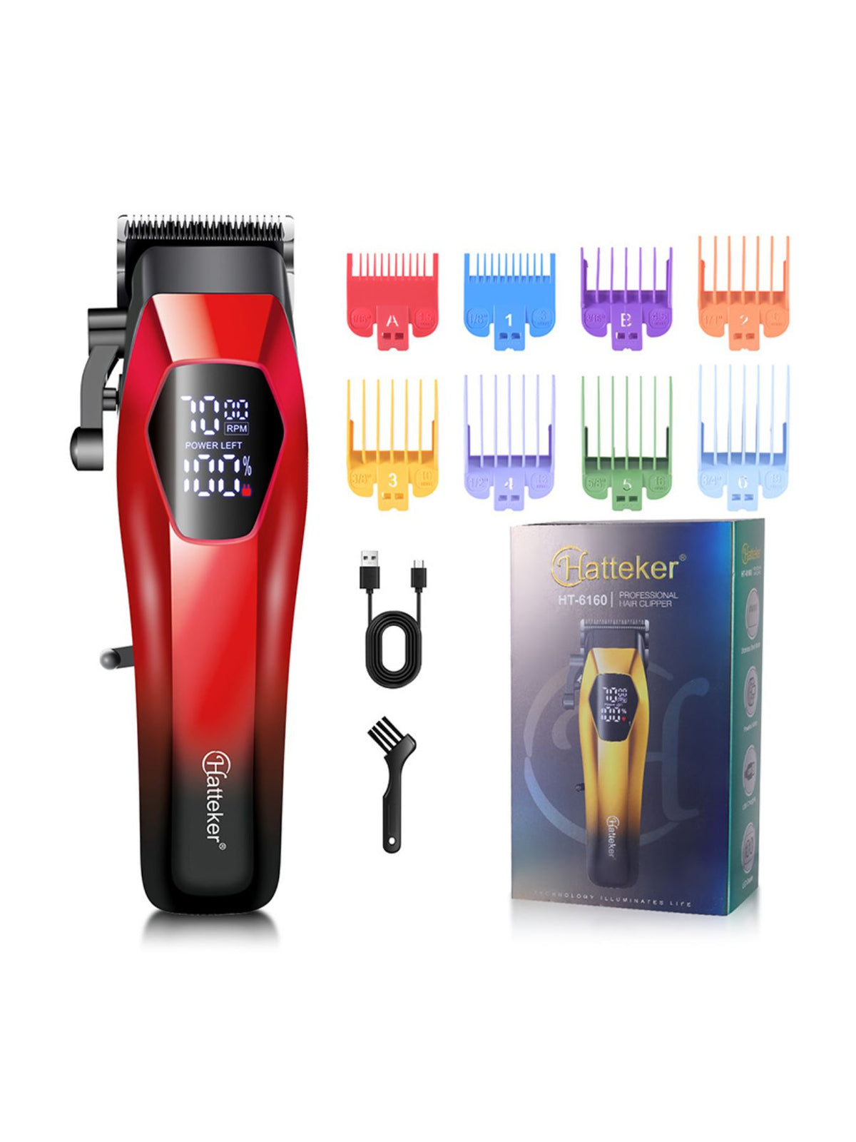 Cordless Hair Clipper with LED Display - Lilixa.store